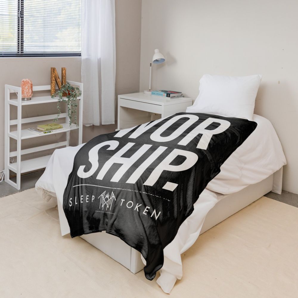 Rocksax Sleep Token - Worship Couverture - Noir/Blanc